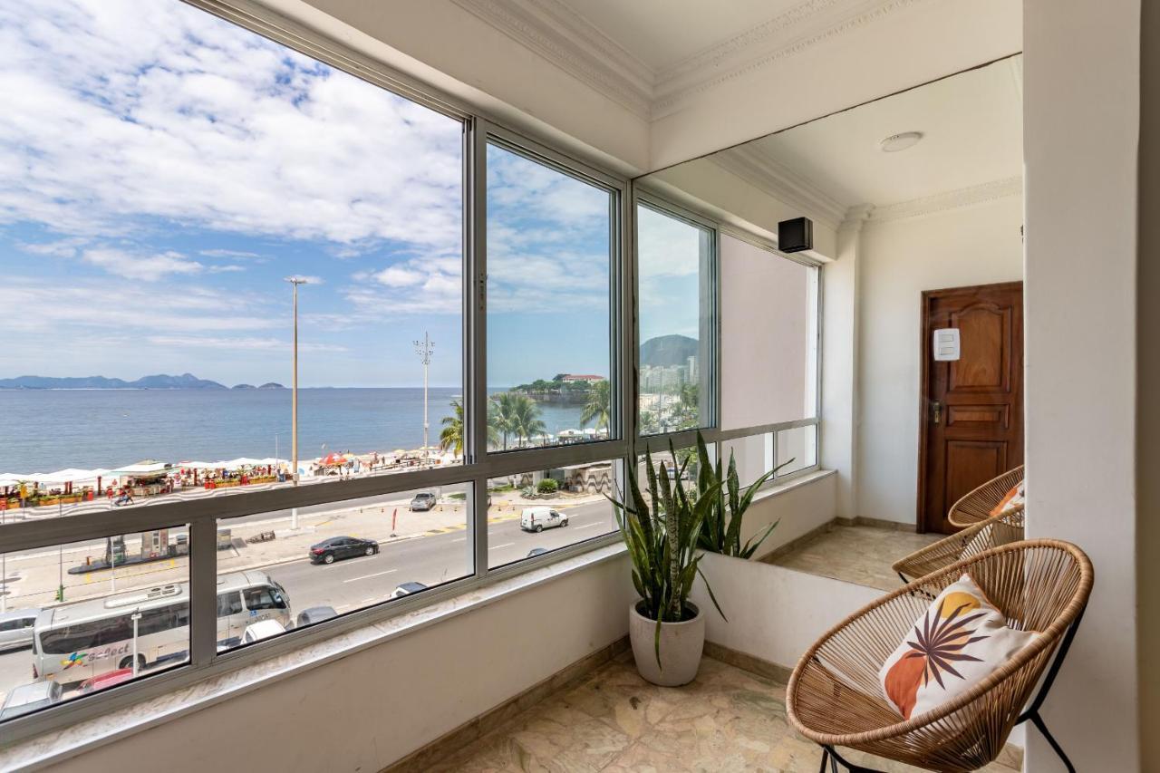 Sofisticado Em Copacabana - Vista Para Praia - A403 Z3 Apartamento Rio de Janeiro Exterior foto