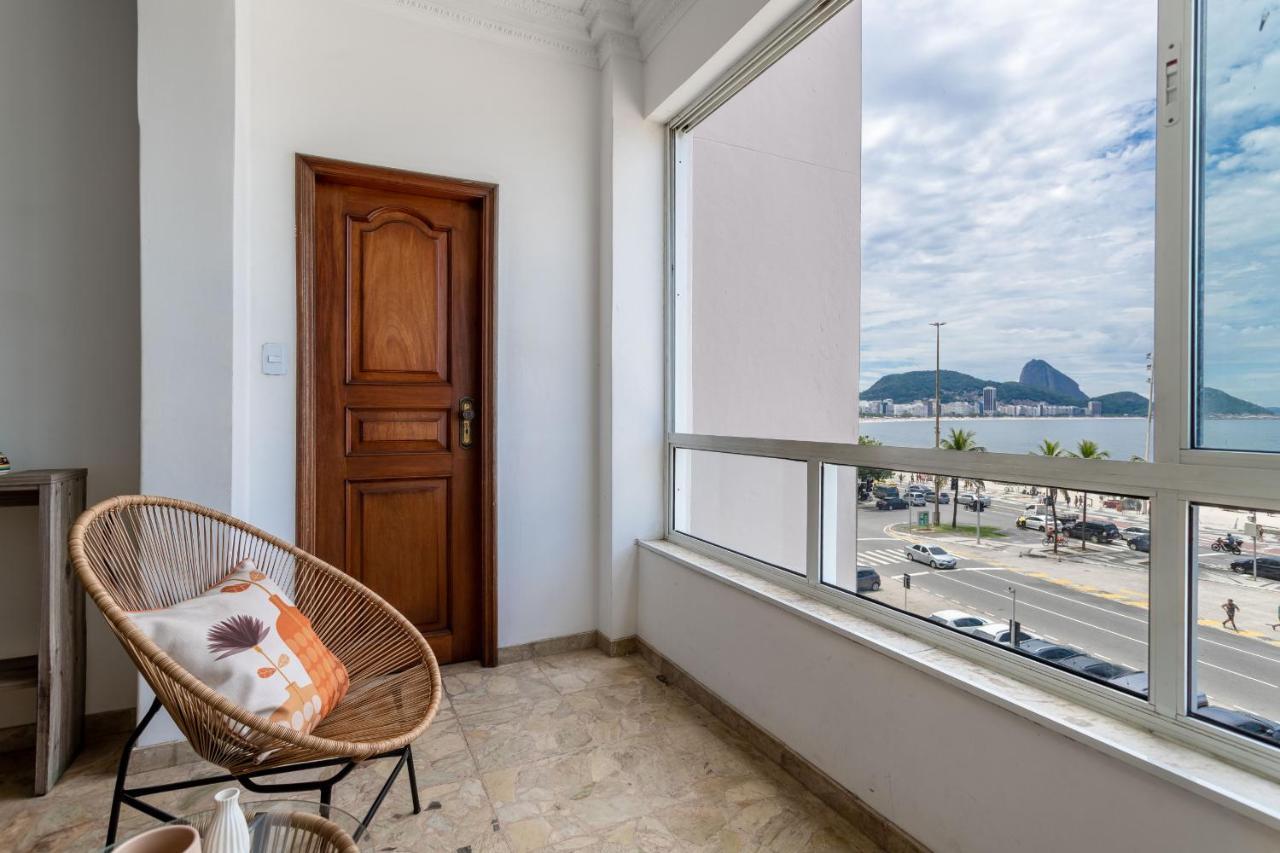 Sofisticado Em Copacabana - Vista Para Praia - A403 Z3 Apartamento Rio de Janeiro Exterior foto